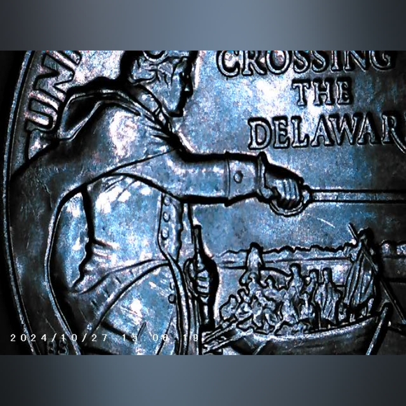 2021 crossing the Delaware 25c Quarter Mint P error coins - Picture 12 of 12